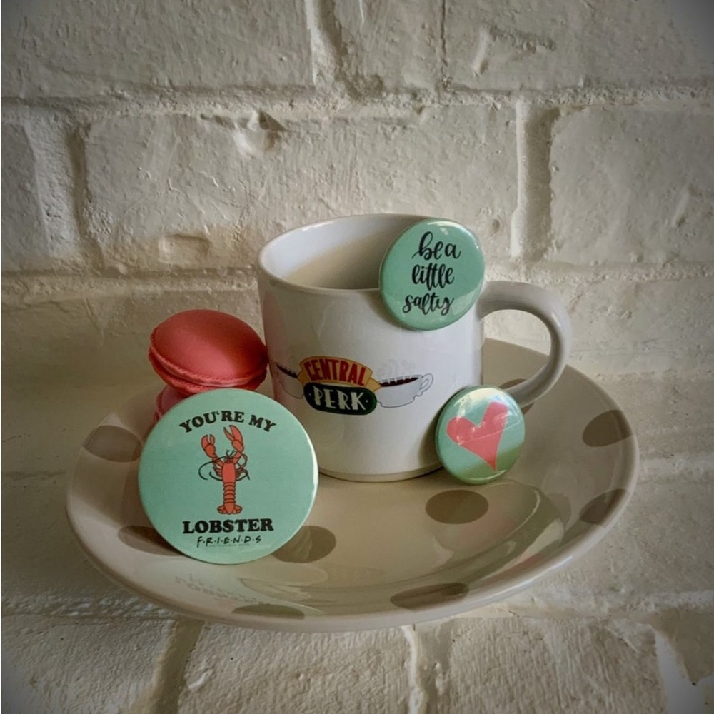 Metal Button Pins